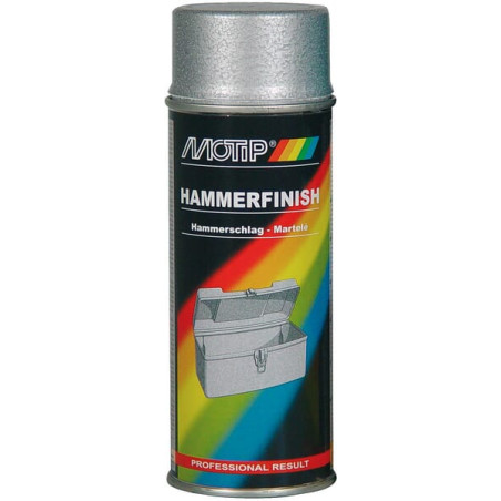 Lakier młotkowy Motip, srebrny 400 ml