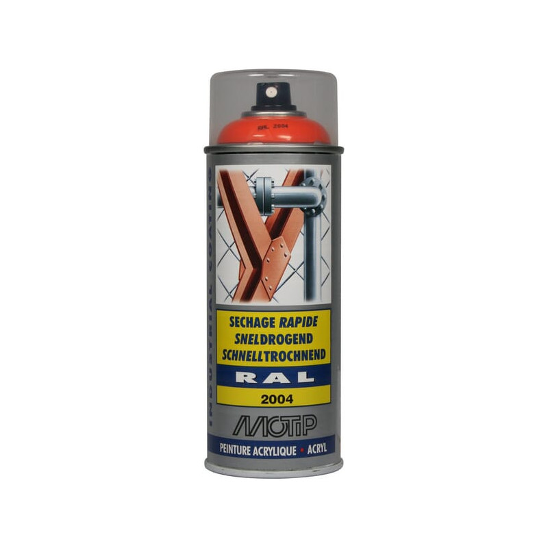 Lakier akrylowy w sprayu, RAL 2004 pomarańczowy 400 ml