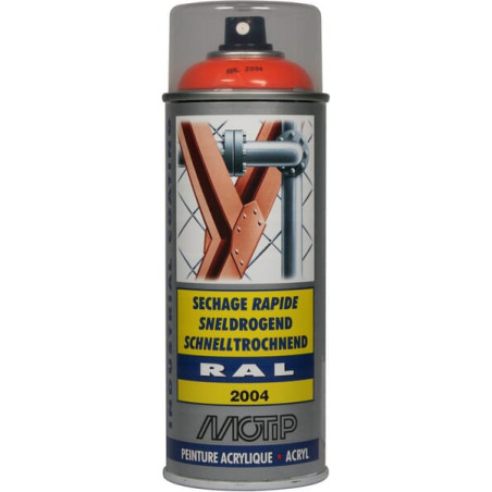 Lakier akrylowy w sprayu, RAL 2004 pomarańczowy 400 ml