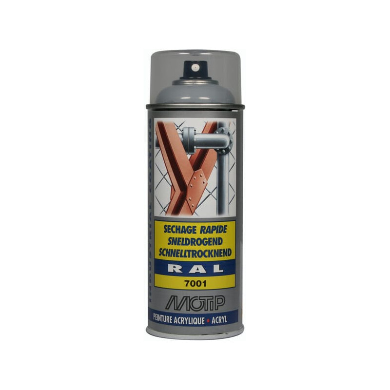 Lakier akrylowy w sprayu, RAL 7001 srebrno szary 400 ml