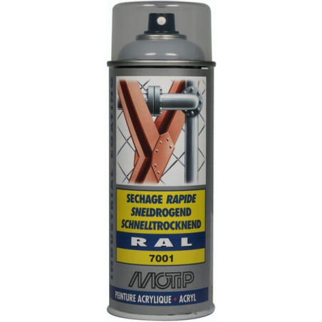 Lakier akrylowy w sprayu, RAL 7001 srebrno szary 400 ml