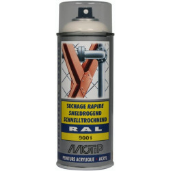 Lakier akrylowy w sprayu, RAL 9001 kremowy 400 ml