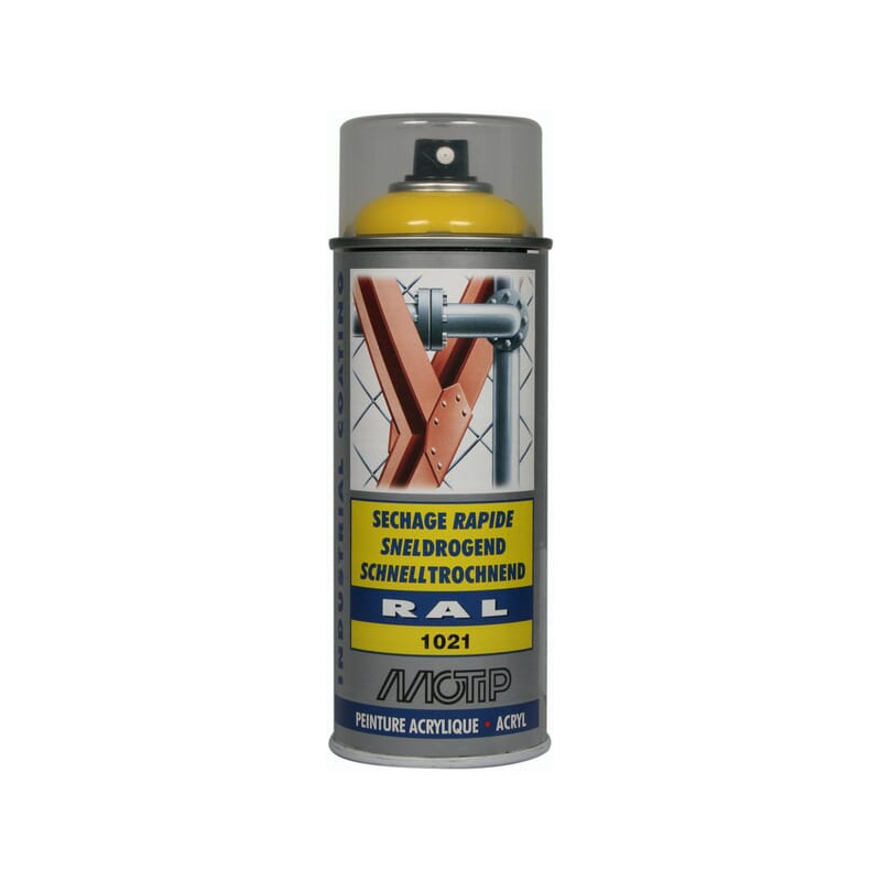 Lakier akrylowy w sprayu, RAL 1021 żółty kadmowy 400 ml
