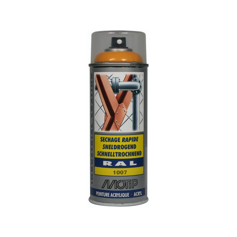 Lakier akrylowy w sprayu, RAL 1007 żółty-narcyzowy 400 ml