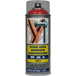 Lakier akrylowy w sprayu, RAL 3001 czerwony 400 ml