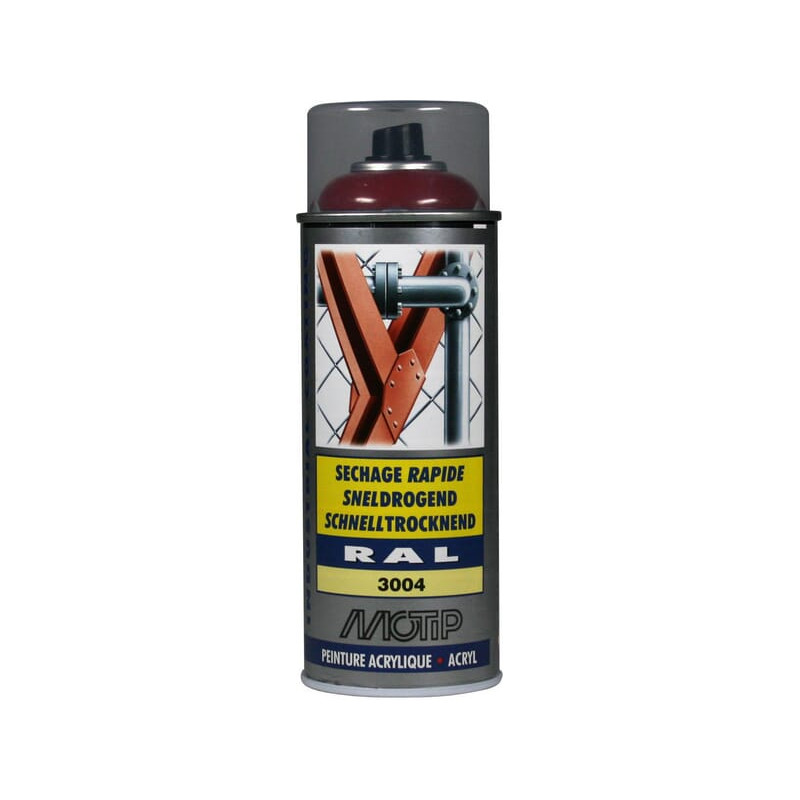 Lakier akrylowy w sprayu, RAL 3004 purpurowo czerwony 400 ml