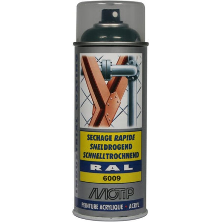 Lakier akrylowy w sprayu, RAL 6009 zielony 400 ml