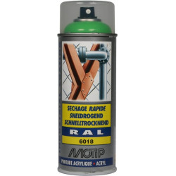 Lakier akrylowy w sprayu, RAL 6018 zielony 400 ml