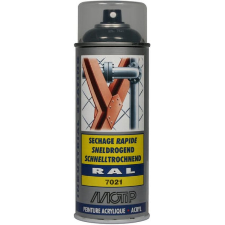 Lakier akrylowy w sprayu, RAL 7021 szary 400 ml