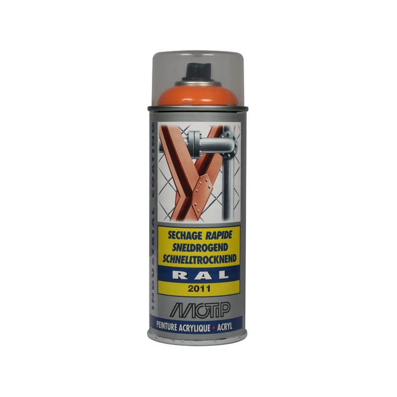Lakier akrylowy w sprayu, RAL 2011 pomarańczowy głęboki 400 ml
