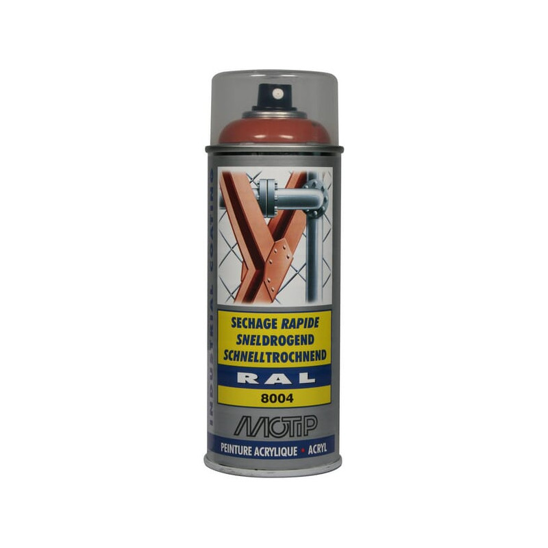 Lakier akrylowy w sprayu, RAL 8004 brązowy 400 ml