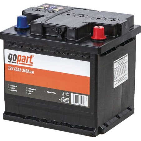 Akumulator 12V 45Ah EN 360A 207x175x190 P+ Gopart