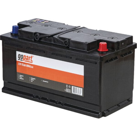 Akumulator 12V 92Ah EN 800A 353x175x190 P+ Gopart