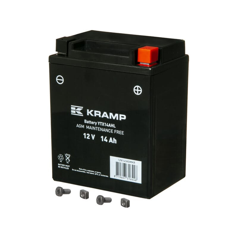 Akumulator 12V 14Ah EN 200A 134x90x167 P+ Kramp