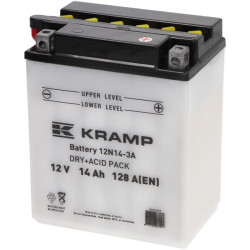 Akumulator 12V 14Ah EN 128A 134x90x166 P+ Kramp