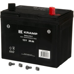 Akumulator 12V 28Ah EN 300A 195x130x180 P+ Kramp