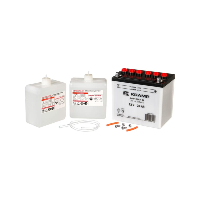 Akumulator 12V 24Ah EN 200A 184x124x174 P+ Kramp