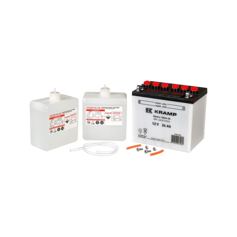 Akumulator 12V 24Ah EN 200A 184x124x174 L+ Kramp