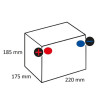 Akumulator 12V 55Ah EN 420A 220x175x185 L+ Kramp