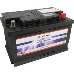 Akumulator 12V 72Ah EN 680A 278x175x175 P+ Kramp