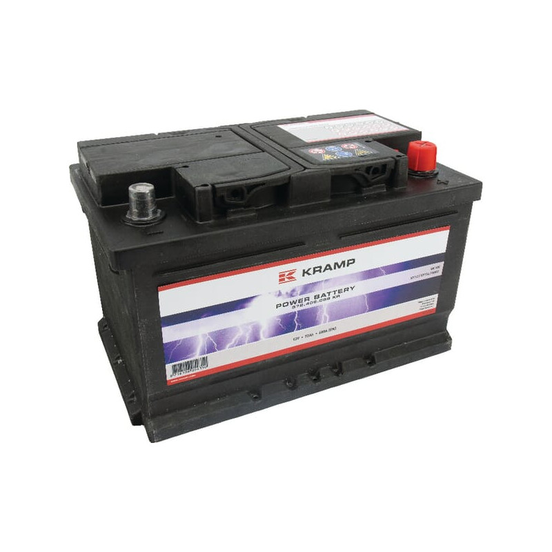 Akumulator 12V 72Ah EN 680A 278x175x175 P+ Kramp