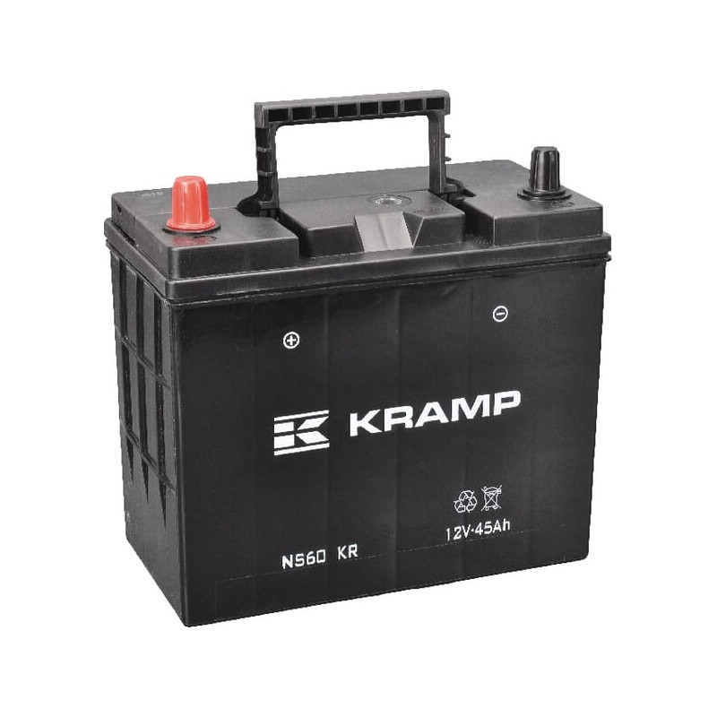 Akumulator 12V 45Ah EN 350A 237x129x219 L+ Kramp