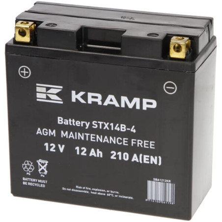 Akumulator 12V 12Ah EN 210A 151x70x147 L+ Kramp