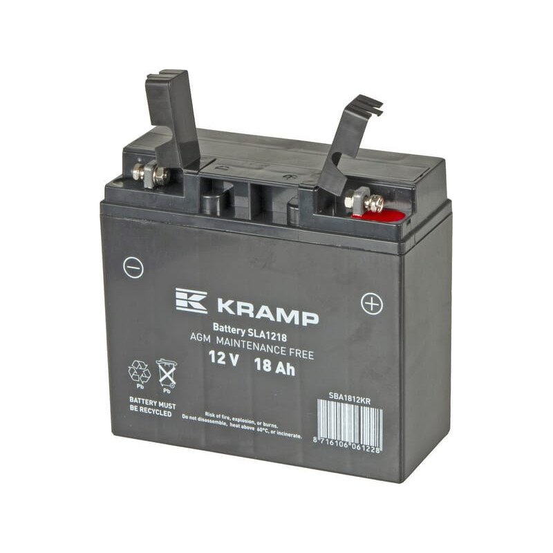 Akumulator 12V 18Ah EN 140A 181x77x167 P+ Kramp