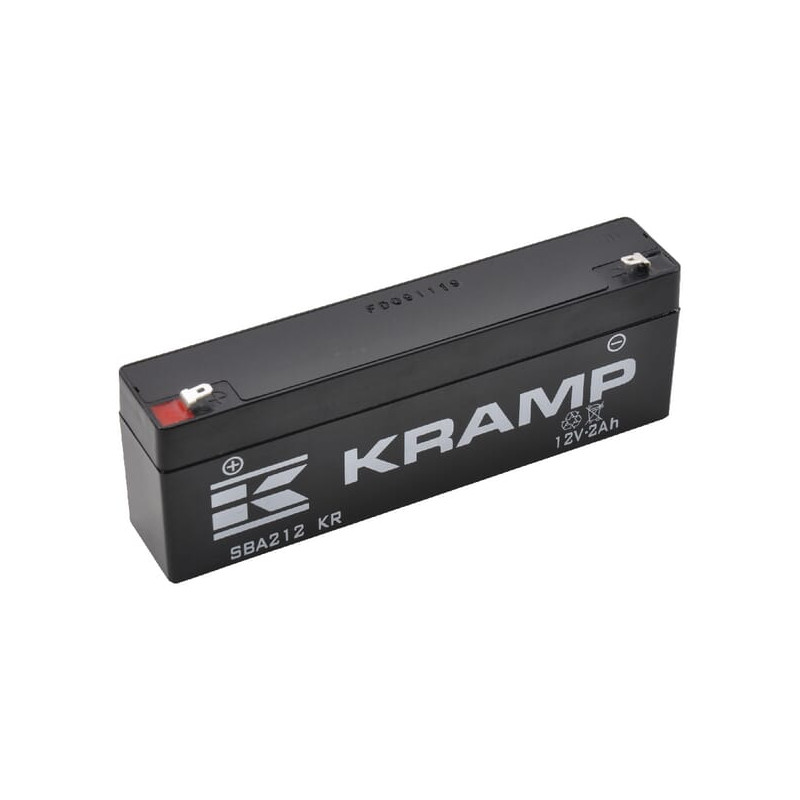 Akumulator 12V 2Ah 178x34x64 L+ Kramp
