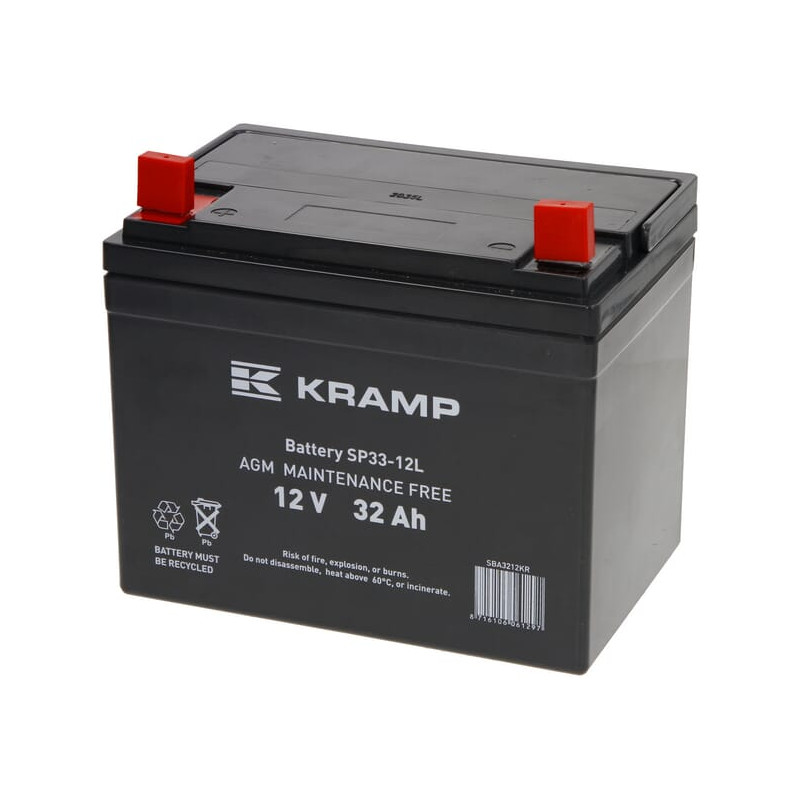 Akumulator 12V 32Ah 197x130x159 L+ Kramp