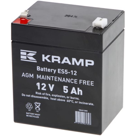 Akumulator 12V 5Ah 90x70x101 L+ Kramp