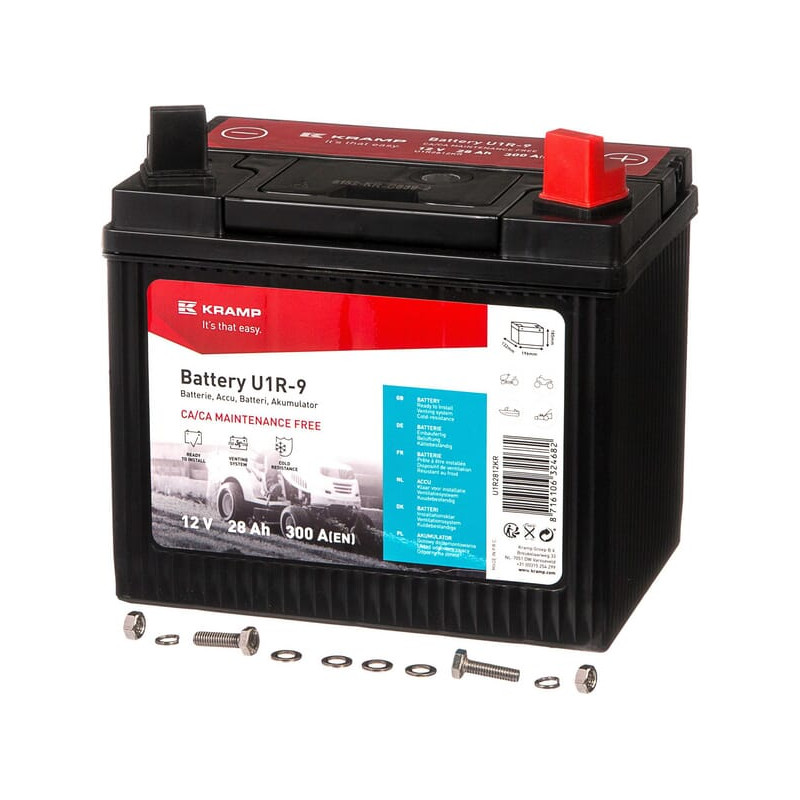 Akumulator 12V 28Ah EN 300A 196x130x181 P+ Kramp