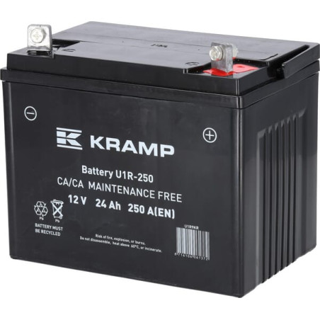Akumulator 12V 24Ah EN 250A 197x130x159 P+ Kramp