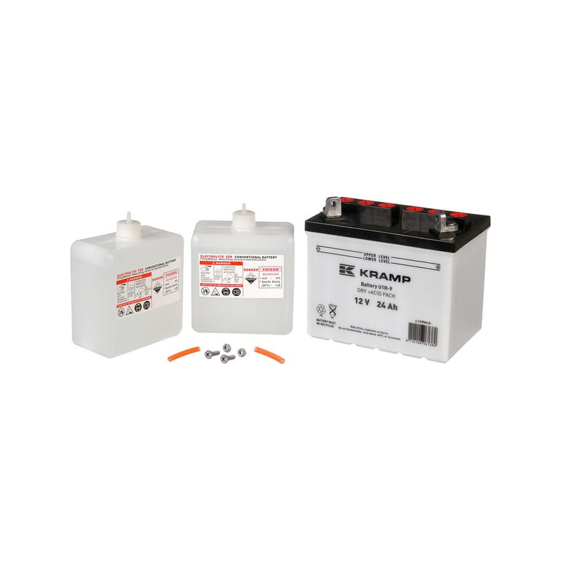 Akumulator 12V 24Ah EN 200A 196x130x184 P+ Kramp