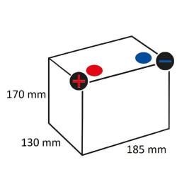 Akumulator 12V 30Ah EN 300A 185x130x170 L+ Kramp