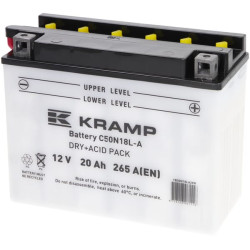 Akumulator 12V 20Ah EN 265A 206x90x162 P+ Kramp