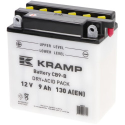 Akumulator 12V 9Ah EN 130A 135x75x144 L+ Kramp