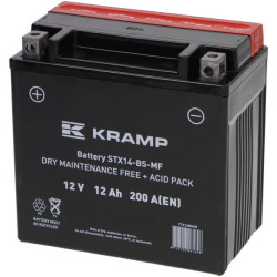 Akumulator 12V 12Ah EN 200A 151x87x147 L+ Kramp