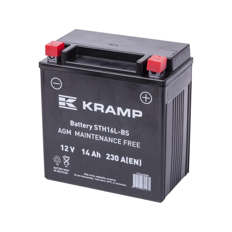 Akumulator 12V 14Ah EN 230A 151x87x161 P+ Kramp