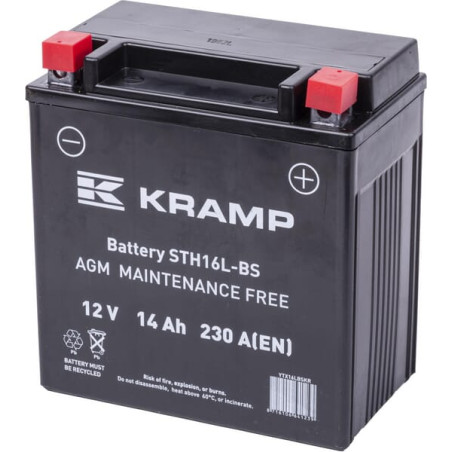 Akumulator 12V 14Ah EN 230A 151x87x161 P+ Kramp