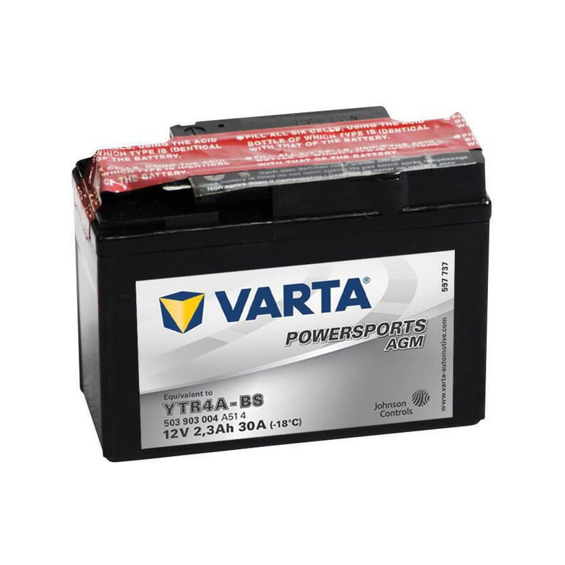 Akumulator 12V 2,3Ah EN 30A 114x49x86 krótki bok P+ AGM Varta