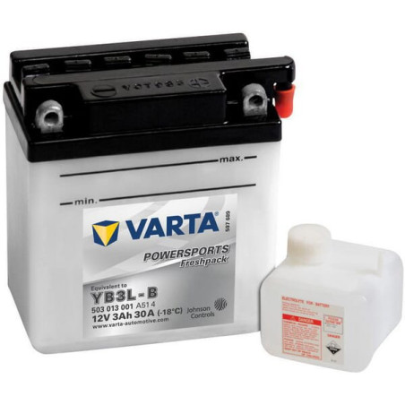 Akumulator 12V 3Ah EN 30A 100x58x112 P+ Powersports Freshpack VARTA