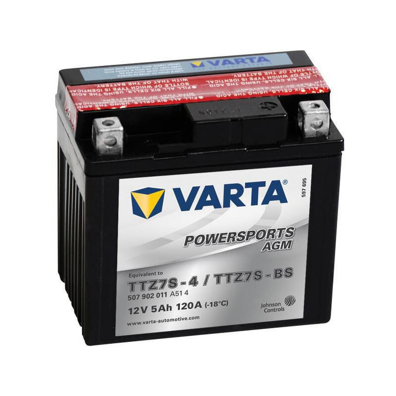 Akumulator 12V 5Ah EN 120A 113x70x105 P+ AGM Varta