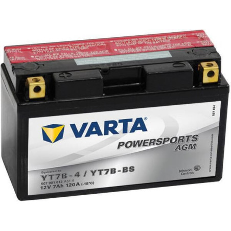 Akumulator 12V 7Ah EN 120A 150x66x94 L+ AGM Varta