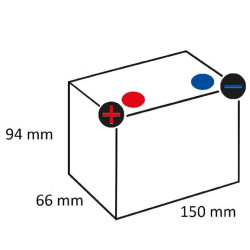 Akumulator 12V 7Ah EN 120A 150x66x94 L+ AGM Varta