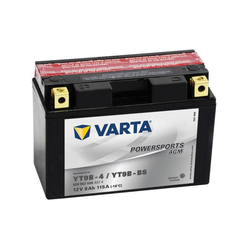 Akumulator 12V 8Ah EN 115A 149x70x105 L+ AGM Varta