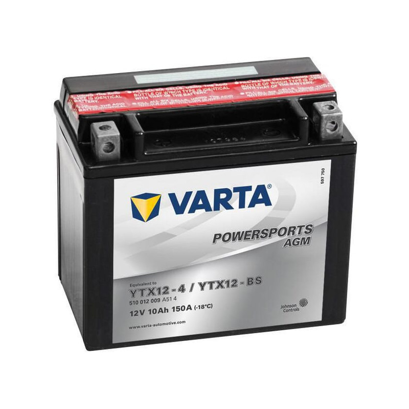 Akumulator 12V 10Ah EN 150A 152x88x131 L+ AGM Varta