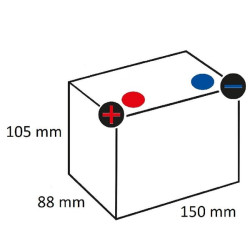 Akumulator 12V 11Ah EN 160A 150x88x105 L+ AGM Varta