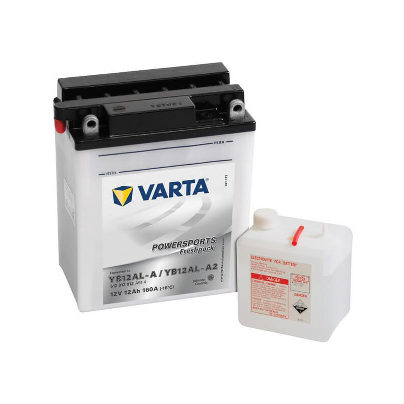 Akumulator 12V 12Ah EN 160A 136x82x161 P+ Powersports Freshpack VARTA