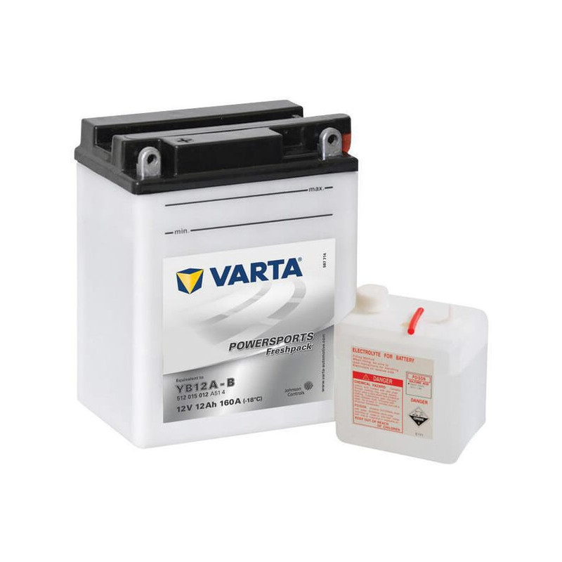 Akumulator 12V 12Ah EN 160A 136x82x162 L+ Powersports Freshpack VARTA